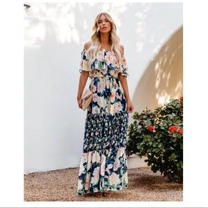 Off the Shoulder Maxi Dress